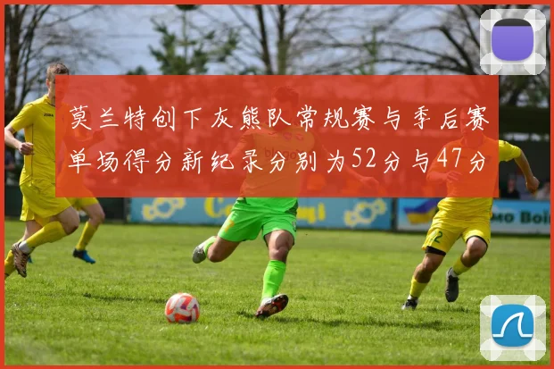 莫兰特创下灰熊队常规赛与季后赛单场得分新纪录分别为52分与47分